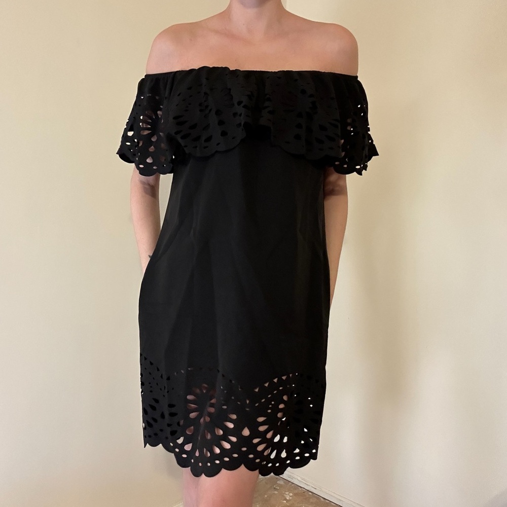 Black Off the Shoulder Dress